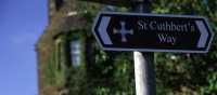 Sign marking the route
