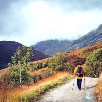 Hiking the Glencoe Valley amidst beautiful autumn colours | Anna Saveleva