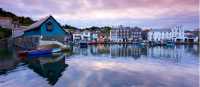 Reflections in Mevagissey Harbour
