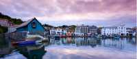 Reflections in Mevagissey Harbour