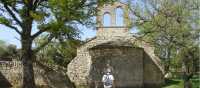 The romanesque Sainte-Marie chapel in Buoux