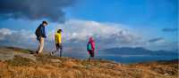 Hikers on the skyline, Sheep's Head Trail | Outlier