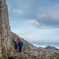 Hikers on the Giant's Causeway, Northern Ireland | Rob Durston