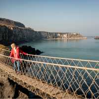 Crossing the Carrick-a-Rede Bridge | Rob Durston