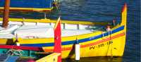Boats of colour at Collioure