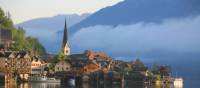 Hallstatt on the Hallstattersee lake, Austria