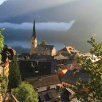 Hallstatt is a small market village 88km away from Salzburg, Austria