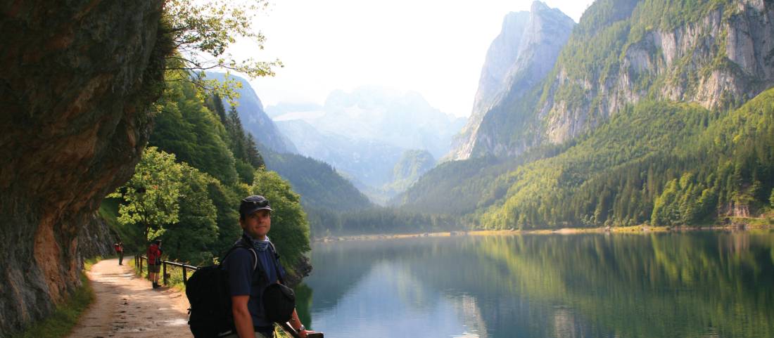 Beautiful mountainous landscapes of Gosausee, Austria 