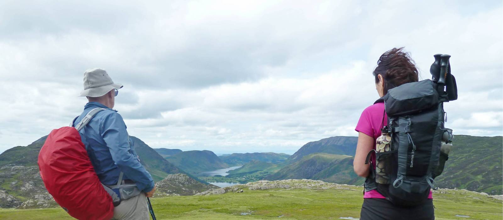 A couple of hikers take in scenes on England's beautiful Lake District | John Millen