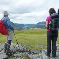 A couple of hikers take in scenes on England's beautiful Lake District | John Millen