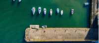 Boats at Elie Harbour