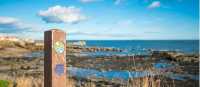 Fife Coastal Path waymarker