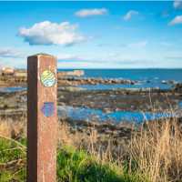 Fife Coastal Path waymarker