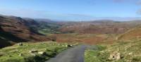 Tackling the very scenic Hardknott Pass by bicycle