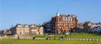 Walk past The Old Course at St Andrews; the "Home of Golf"