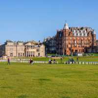 Walk past The Old Course at St Andrews; the "Home of Golf"