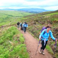 Ascending Conic Hill, Scotland