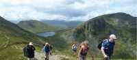 Ascending St. Sunday Crag from Grisedale Beck