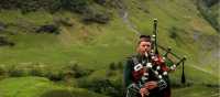 Bagpiper on the West Highland Way - Glencoe, Scotland | Anna A Tarasenko