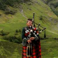 Bagpiper on the West Highland Way - Glencoe, Scotland | Anna A Tarasenko