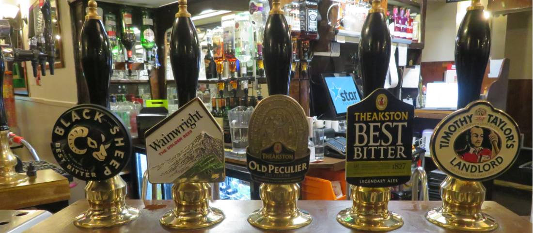 British beers on tap |  <i>John Millen</i>