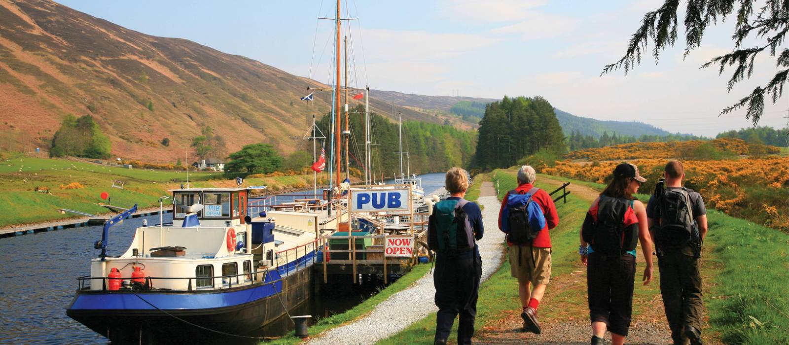 Strolling by the Caledonian Canal, Scotland