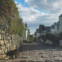 A quiet early morning in Clovelly at the start of your walk | Els van Veelen