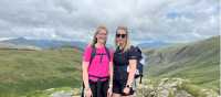 Coast to Coast Hike from Borrowdale to Grasmere - On Lining Crag | Fiona Marshall