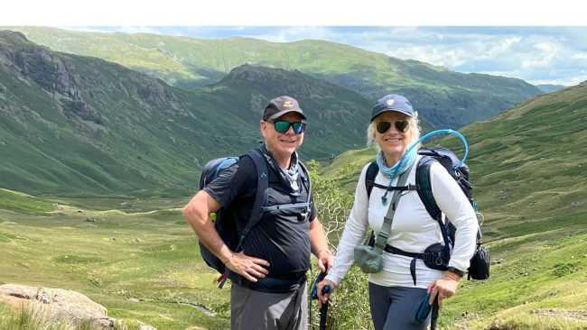 Coast to Coast Hike from Borrowdale to Grasmere
