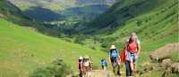 Walkers on the Coast to Coast trail, England