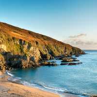 A panoramic view from the Southwest Coast Path | Helen Hotson
