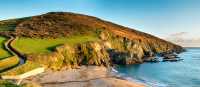 A panoramic view from the Southwest Coast Path | Helen Hotson