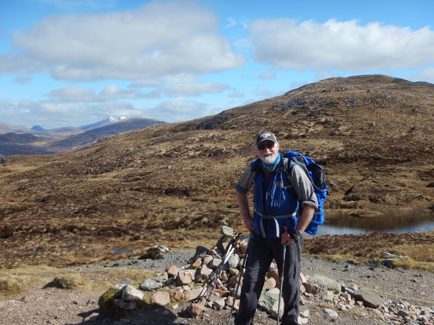 On the summit above the feared Devil’s Staircase, the highest point (548 m) on the WHW with mountain views in every direction (Day 7). | <i>Peter Wells</i>