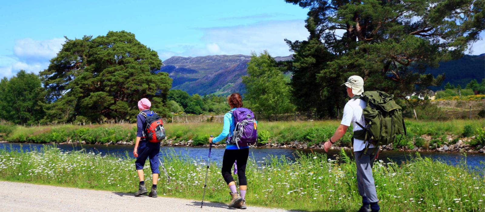Walkers along Scotland's Caledonian Canal | John Millen