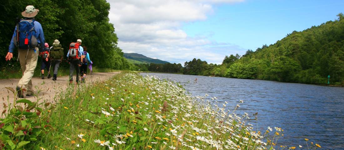 Hiking along the Great Glen Way