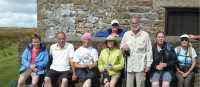 Group at the grouse shoote'rs cottage near Blakey