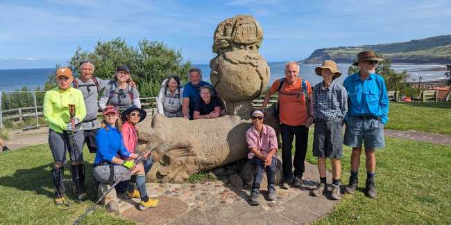Group Shot! Robin Hood's Bay - Coast to Coast