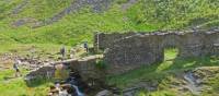 Walkers approaching Lownathwaite lead mine | John Millen