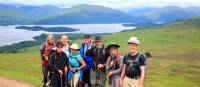 Group by Loch Lomond and The Highland Fault, Scotland