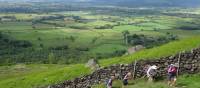 Steep ascent from Clay bank with Roseberry Topping in the background | John Millen