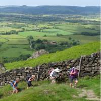Steep ascent from Clay bank with Roseberry Topping in the background | John Millen