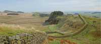 Highshield Crags, arguably the most scenic section of Hadrian's Wall Path