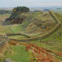 Highshield Crags, arguably the most scenic section of Hadrian's Wall Path