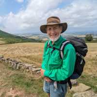 Happy Coast to Coast Hiker on the Moors | Jon Millen
