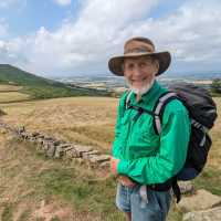 Happy Coast to Coast Hiker on the Moors | Jon Millen