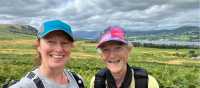 Happy Hikers on Askham Fell with Ullswater Beyond | Fiona Marshall
