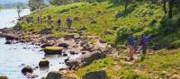 Group of walkers beside Ennerdale Water | John Millen