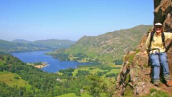 On the rocks, above Ullswater lake | John Millen