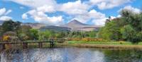 Looking at Goatfell Mountain on the Isle of Arran