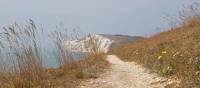 On the path to Freshwater Bay for stunning views, Back of the Wight | Call Me Fred